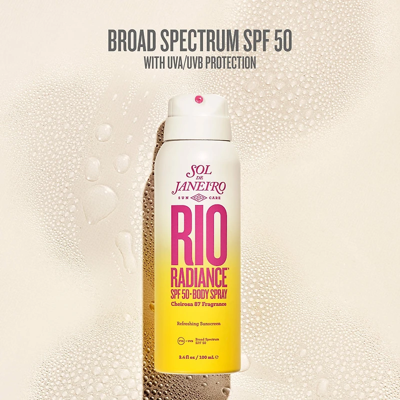 Rio Radiance™ SPF 50 Body Spray Sunscreen with Niacinamide