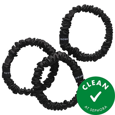 Crown Affair The Silk Scrunchie No. 001 Set