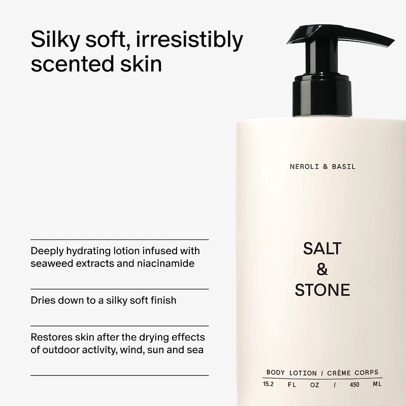 Neroli & Basil Hydrating Body Lotion with Niacinamide