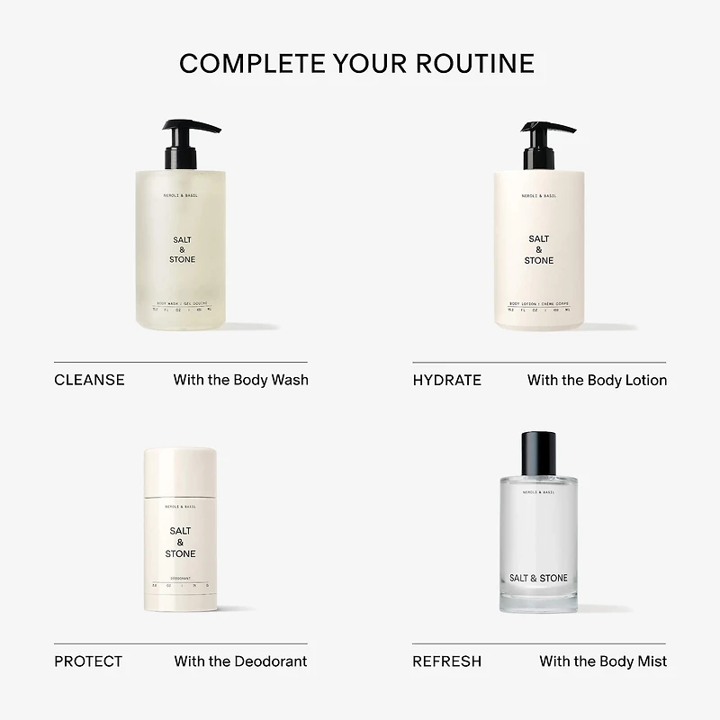 Neroli & Basil Body Wash with Niacinamide + Probiotics