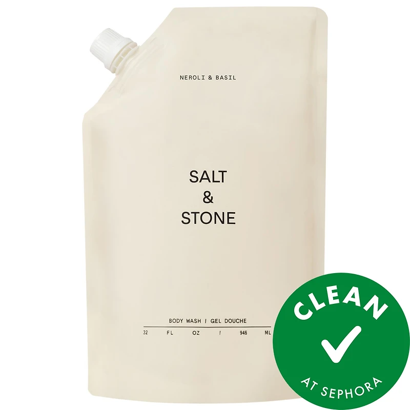 Salt & Stone Neroli Basil Body Wash with Niacinamide + Probiotics ml