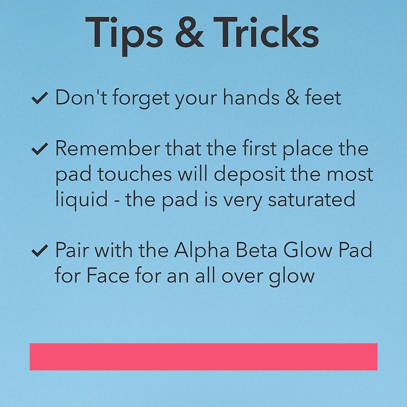 Alpha Beta® Glow Pad™ Self-Tanner for Body