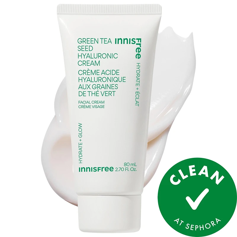 innisfree Green Tea Hyaluronic Acid Korean Hydrating Moisturizer for Skin Barrier Repair oz / mL