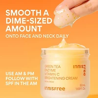 Green Tea Enzyme Vitamin C Brightening Cream