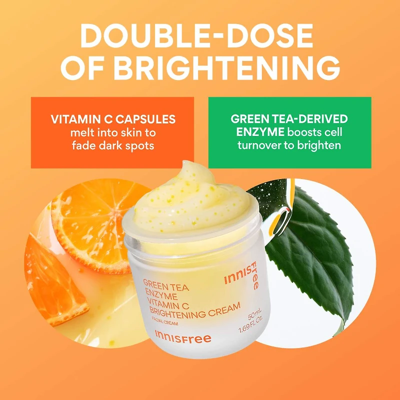Green Tea Enzyme Vitamin C Brightening Cream