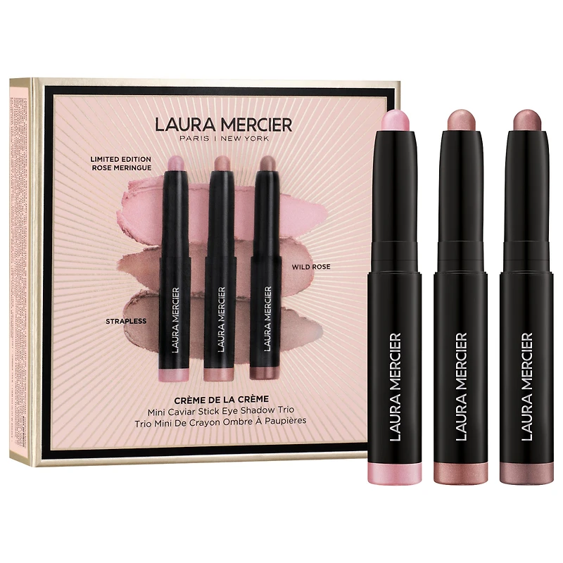 Laura Mercier Mini Creme De La Creme Caviar Stick Eyeshadow Trio Gift Set
