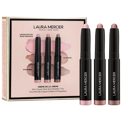 Laura Mercier Mini Creme De La Creme Caviar Stick Eyeshadow Trio Gift Set