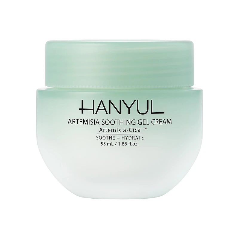 Hanyul Artemisia Soothing Gel Cream Moisturizer with Centella Asiatica and Niacinamide 1.86 oz/55 ml