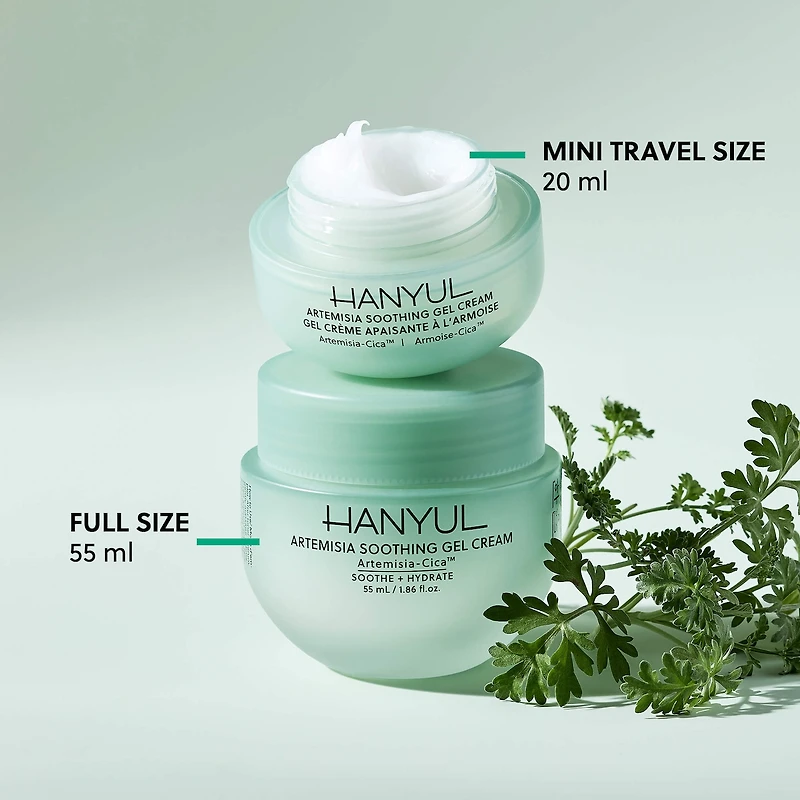 Artemisia Soothing Gel Cream Moisturizer with Centella Asiatica and Niacinamide