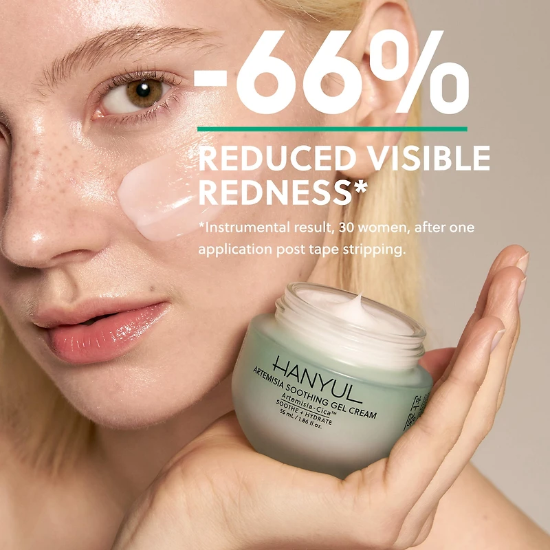 Artemisia Soothing Gel Cream Moisturizer with Centella Asiatica and Niacinamide