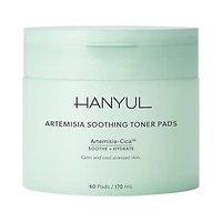 Hanyul Artemisia Soothing Toner Pads with Centella Asiatica and Hyaluronic Acid 60 pads/pack