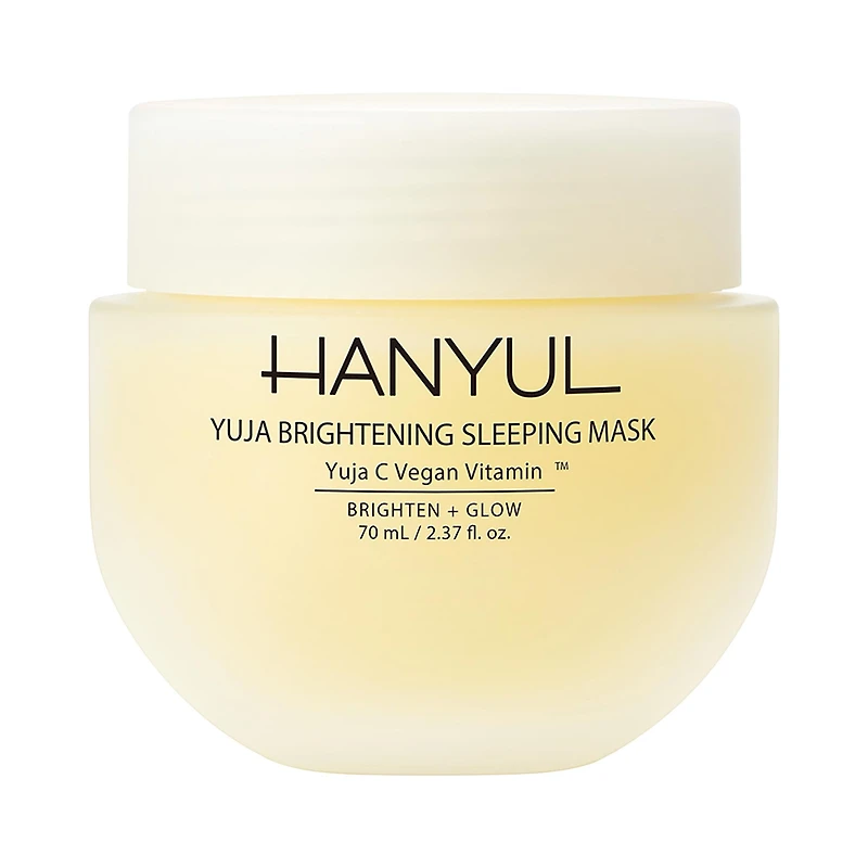 Hanyul Yuja Brightening Sleeping Mask with Vitamin C and Niacinamide 2.37 oz/70 mL