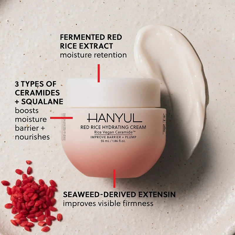 Red Rice Hydrating Cream with Ceramide
