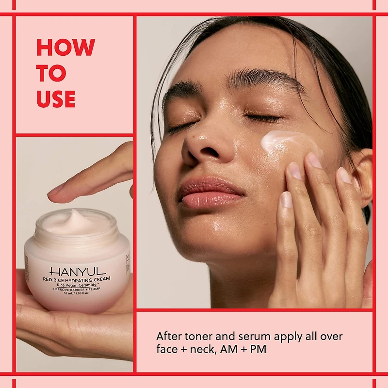 Red Rice Hydrating Cream with Ceramide
