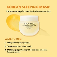 Yuja Brightening Sleeping Mask with Vitamin C and Niacinamide