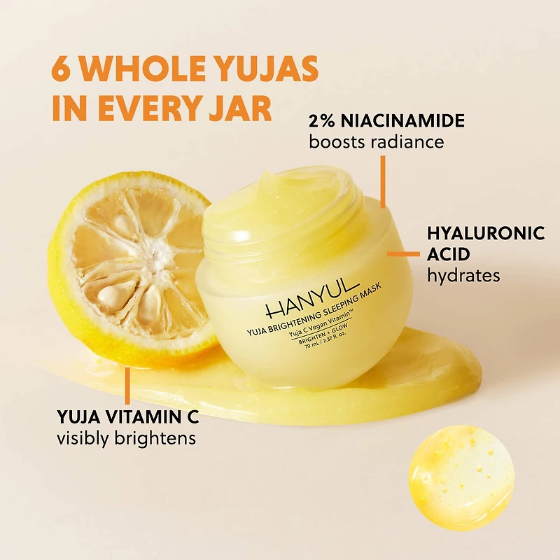 Yuja Brightening Sleeping Mask with Vitamin C and Niacinamide