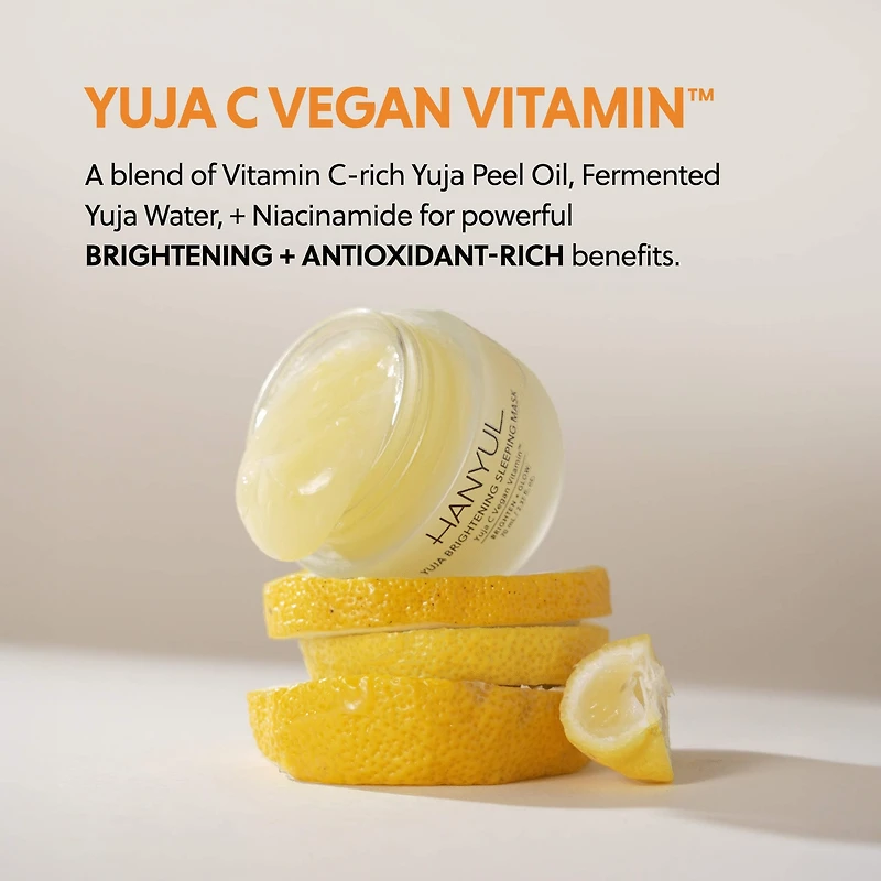 Yuja Brightening Sleeping Mask with Vitamin C and Niacinamide