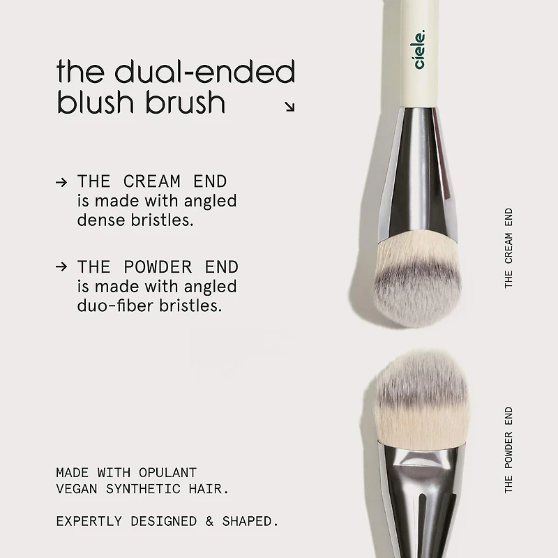 Dual-Ended Blush Brush