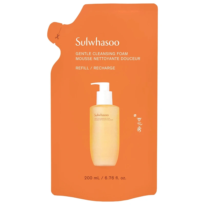 Mousse nettoyante douce