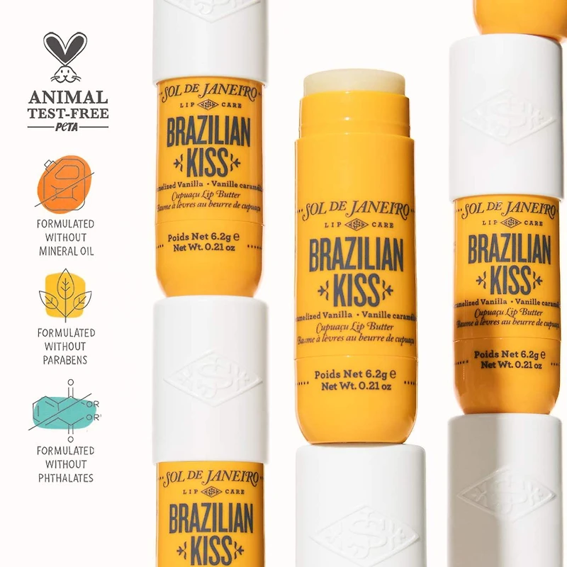 Beurre pour les lèvres au Cupuaçu Brazilian Kiss