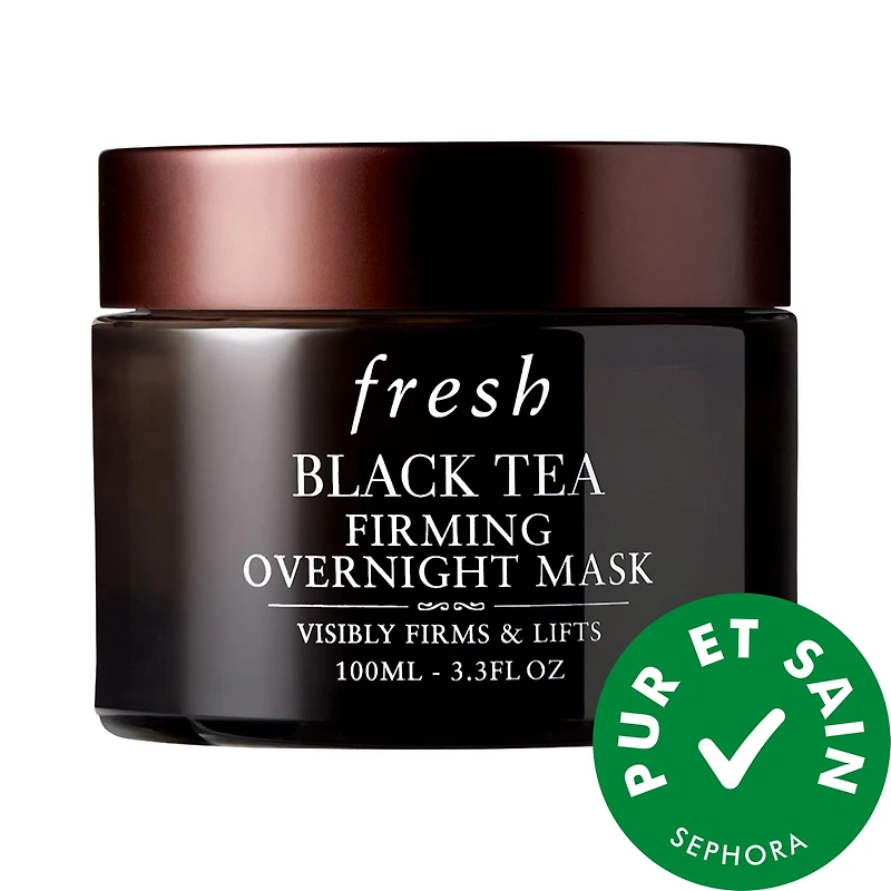 Masque raffermissant de nuit au thé noir