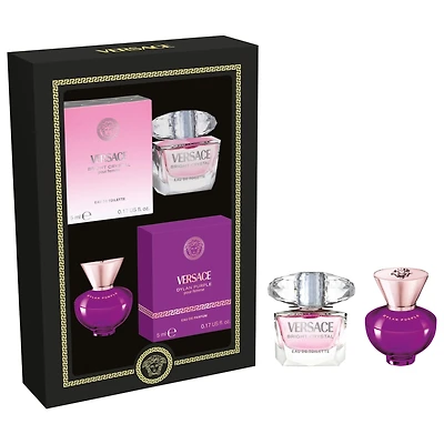 Versace Mini Dylan Purple & Bright Crystal Perfume Set