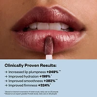 Brillant à lèvres et soin repulpant en huile avec peptides Wet Lip