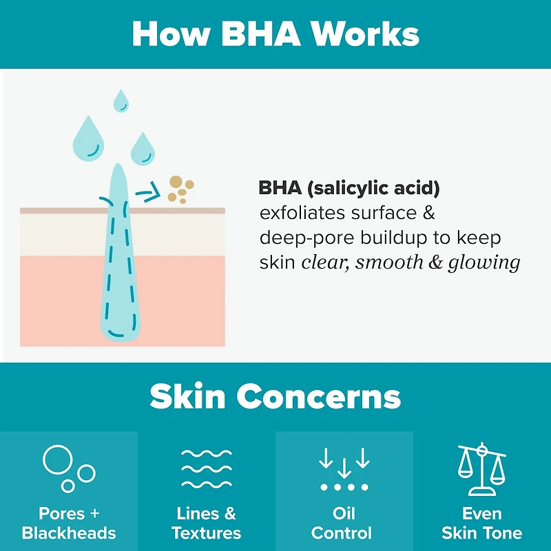 Skin Perfecting 2% BHA Exfoliating Toner for Clear
