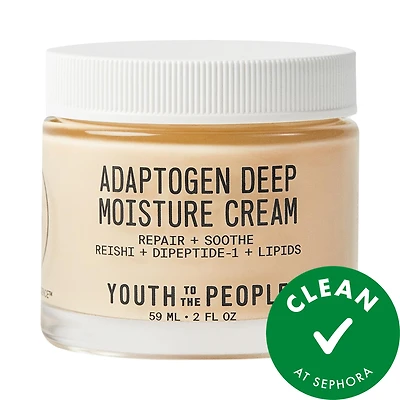 Youth To The People Adaptogen Skin Repairing Moisturizer with Peptides for Sensitive & Dry Skin 2oz/59ml