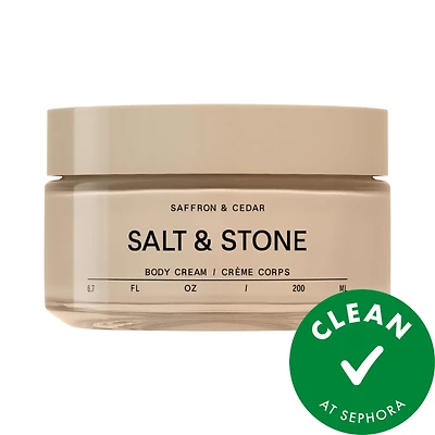 Salt & Stone Saffron & Cedar Body Cream 6.7/200