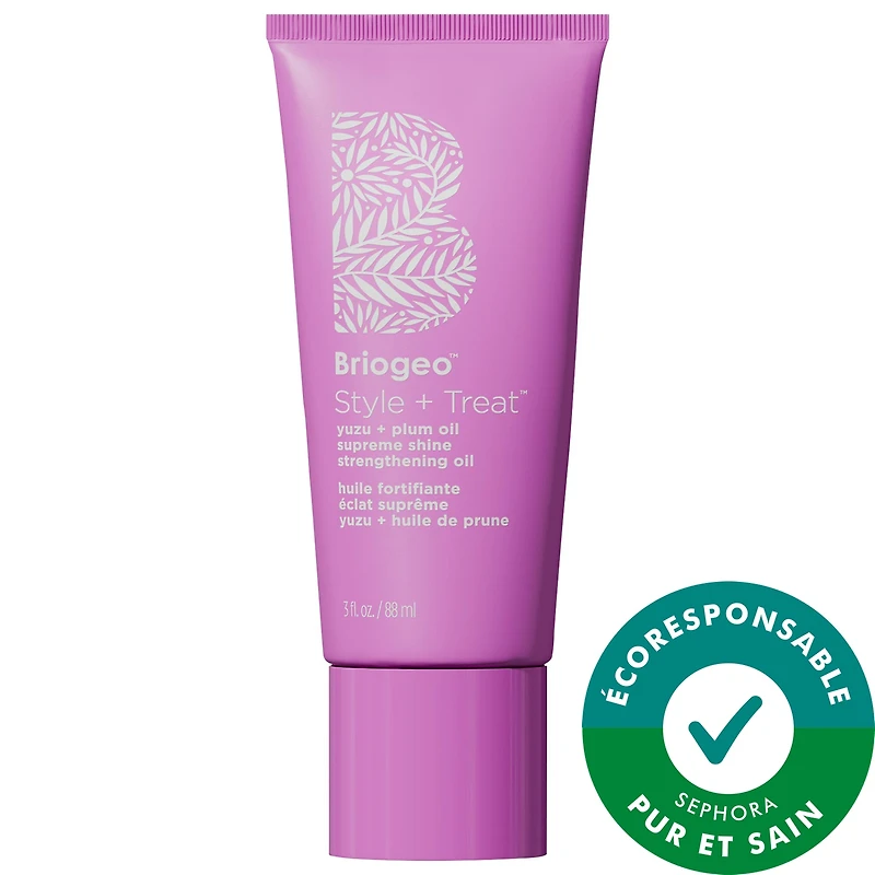Briogeo Huile fortifiante éclat suprême pour cheveux épais Style + Treat™ 3 oz/88 ml