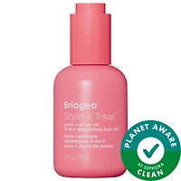 Briogeo Style + Treat™ 4-in-1 Smoothing, Weightless Hair Oil for Fine to Medium Hair 1.5 oz/45 ml