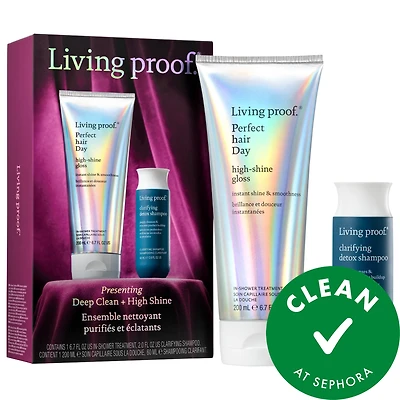 Living Proof Deep Clean + High Shine Holiday Gift Set