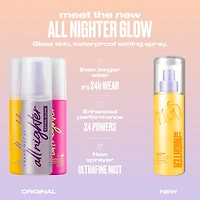 All Nighter Waterproof Hydrating and Glowy Setting Spray with 24HR Wear