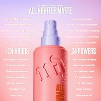 All Nighter Waterproof Matte Setting Spray with 24HR Wear