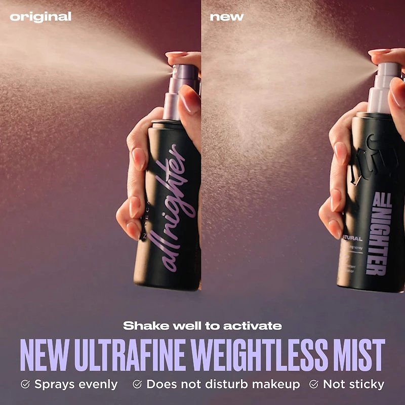 All Nighter Waterproof Natural Finish Setting Spray with 24HR Wear