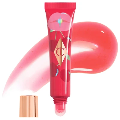 Charlotte Tilbury Unreal Lips Healthy Glow Nectar Lip Oil with Hyaluronic Acid and Vitamin E Juicylicious 0.47 oz/14 mL