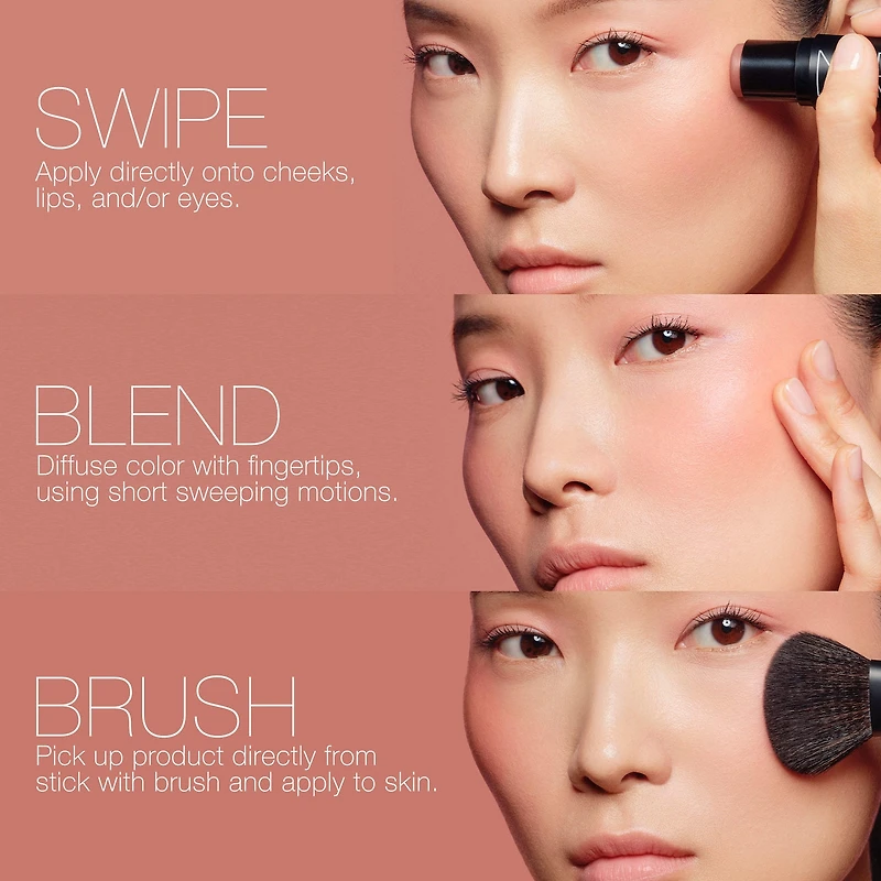 The Multiple Soft Blur Blush Stick for Cheeks, Eyes and Lips