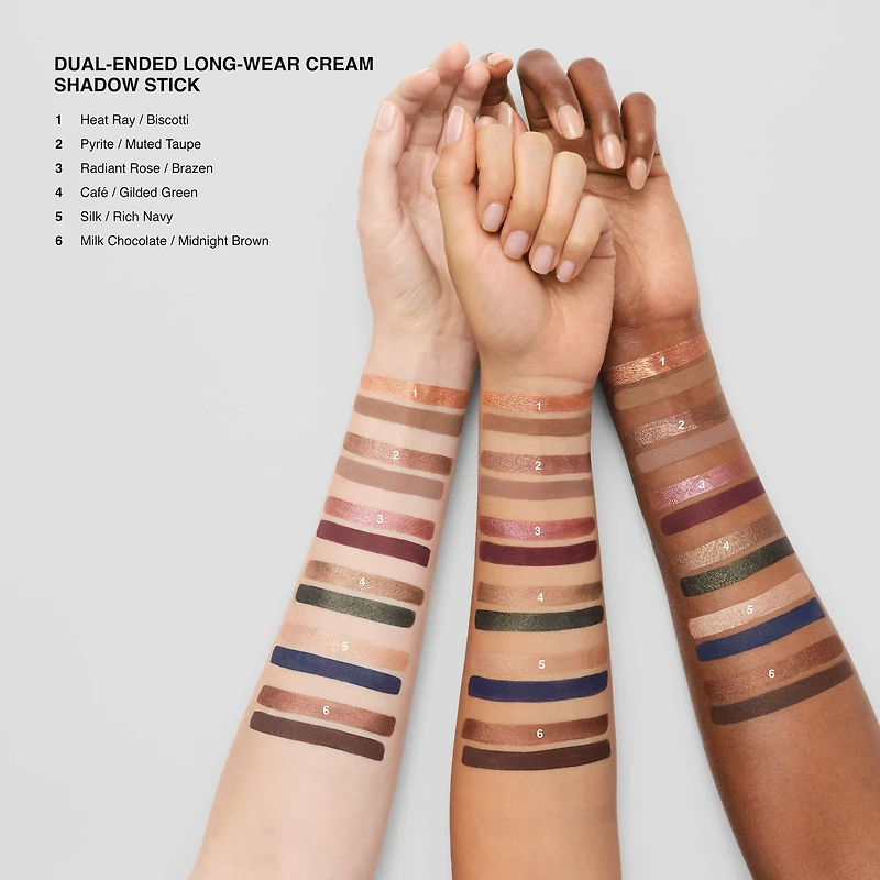 Dual-Ended Long-Wear Waterproof Cream Eyeshadow Stick