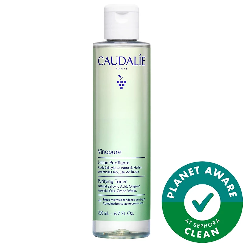 Caudalie Vinopure Natural Salicylic Acid Pore Minimizing Toner 6.7 oz/200 mL