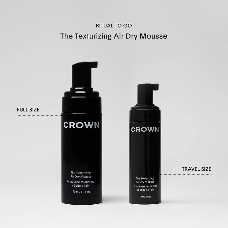 The Texturizing Air Dry Hair Mousse