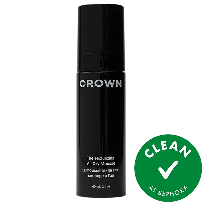 Crown Affair The Mini Texturizing Air Dry Hair Mousse 2 fl oz/60 mL