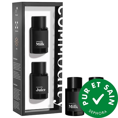 Commodity Miniensemble duo eau de parfum Juice & Milk expressive