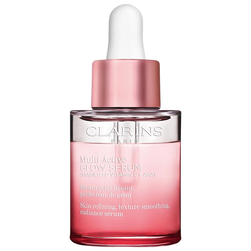 Clarins Multi-Active Brightening Glow Serum with Vitamin C + AHA 1 fl oz/30 mL