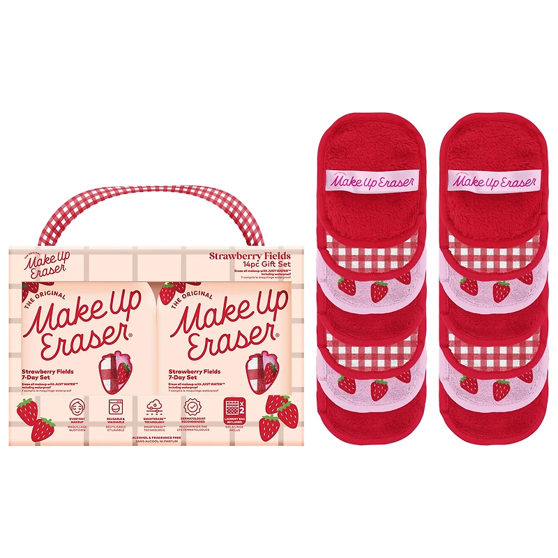 The Original MakeUp Eraser MakeUp Eraser® Strawberry Fields 14-Day Set Reusable Makeup Remover