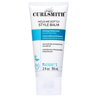 Curlsmith Mini Hold Me Softly Curly Hair Styling Cream Balm 2 oz/59 mL