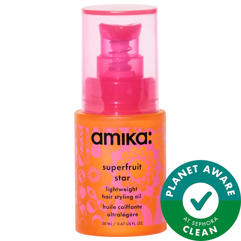 amika Mini Superfruit Star Lightweight Hair Styling Oil 0.67 oz / 20 mL