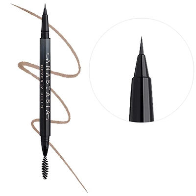 Anastasia Beverly Hills MicroStroke Brush Tip Eyebrow Detailing Pen with 24-Hour Wear 0.01 oz/0.5 mL