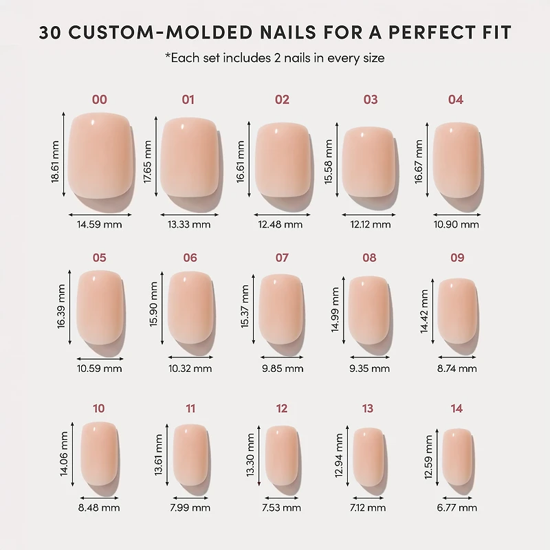 Ensemble de faux ongles
