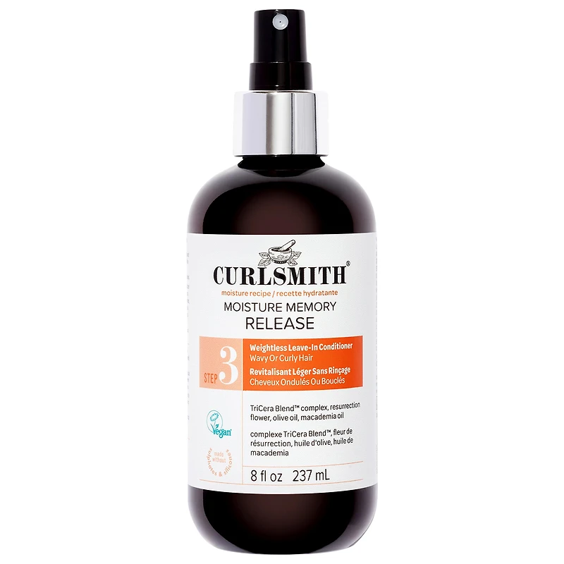 Curlsmith Moisture Memory Weightless Leave-In Spray 8 oz/237 mL